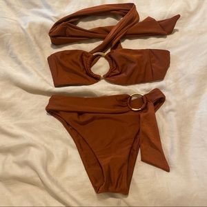 Cult Gaia XS Bandeau Bikini